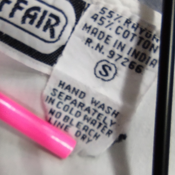 Vintage Fair Affair Embroidered Floral Dress Women's S White Cottagecore Peasant - Picture 10 of 12